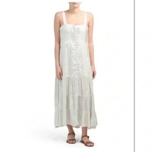 Z&L lurex threaded beach dress Medium